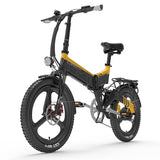 LANKELEISI G650 500W 12.8AH Electric Mountain Folding Bike