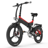 LANKELEISI G650 500W 12.8AH Electric Mountain Folding Bike